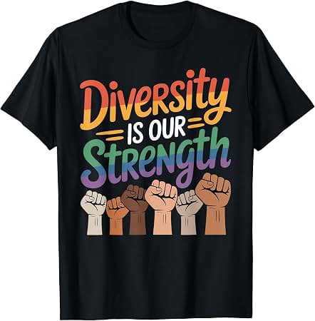 Amazon.com: Unity Through Diversity Differences Celebrate T-Shirt